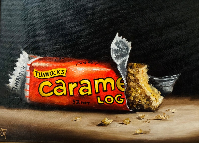 'Caramel Log' by artist Jane Palmer